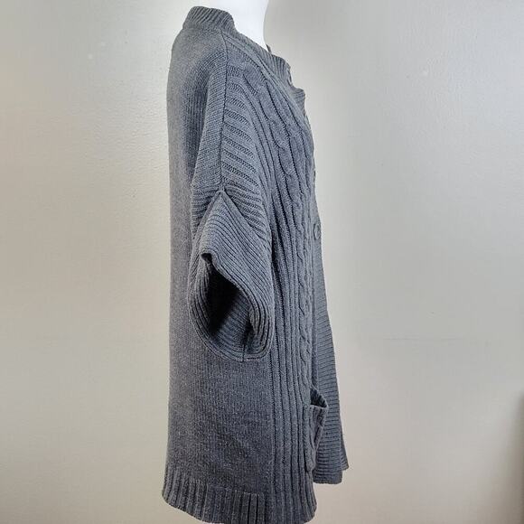 Cardigan Sweater Womens Size M (8 -10) Cable Knit Fall Office Wear - Picture 2 of 6